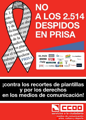 No a los despidos en Prisa